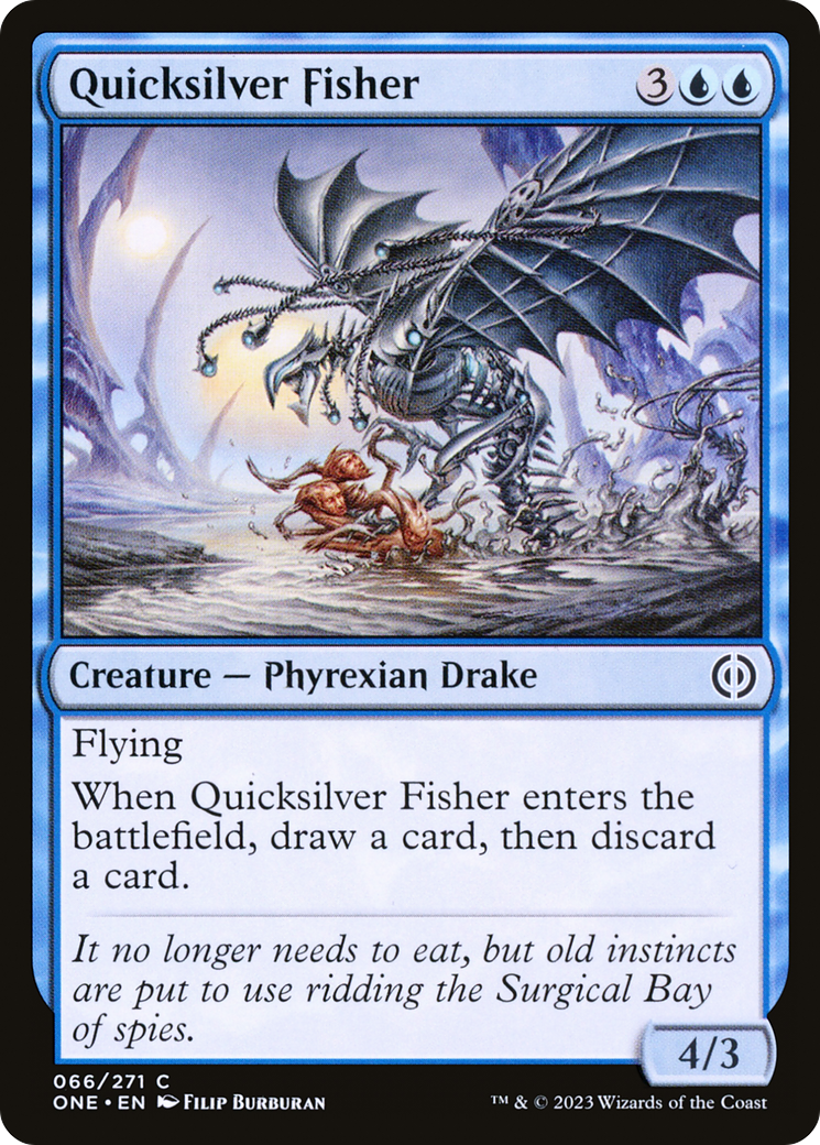 Quicksilver Fisher [Phyrexia: All Will Be One] | Lots Moore NSW