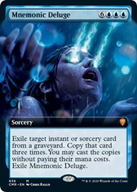Mnemonic Deluge (Extended Art) [Commander Legends] | Lots Moore NSW