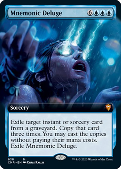 Mnemonic Deluge (Extended Art) [Commander Legends] | Lots Moore NSW