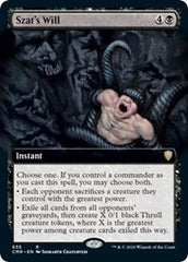 Szat's Will (Extended Art) [Commander Legends] | Lots Moore NSW