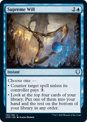 Supreme Will [Commander Legends] | Lots Moore NSW