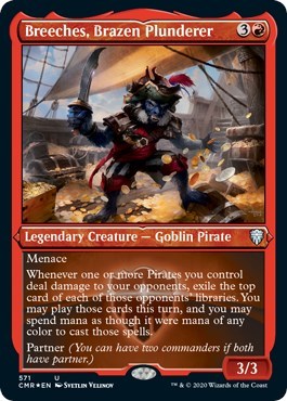 Breeches, Brazen Plunderer (Foil Etched) [Commander Legends] | Lots Moore NSW