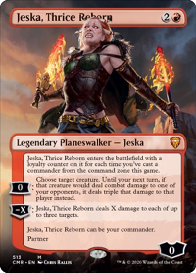 Jeska, Thrice Reborn (Borderless) [Commander Legends] | Lots Moore NSW