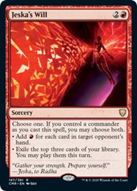 Jeska's Will [Commander Legends] | Lots Moore NSW