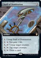 Staff of Domination (Extended Art) [Commander Legends] | Lots Moore NSW