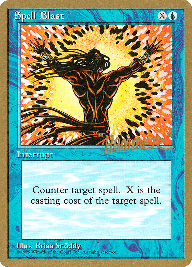 Spell Blast (Shawn "Hammer" Regnier) [Pro Tour Collector Set] | Lots Moore NSW
