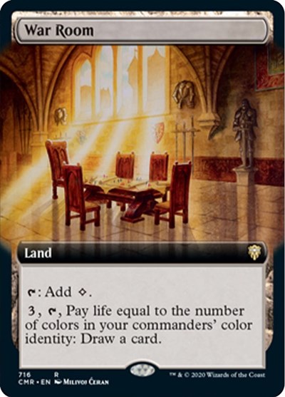 War Room (Extended Art) [Commander Legends] | Lots Moore NSW
