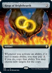 Rings of Brighthearth (Extended Art) [Commander Legends] | Lots Moore NSW