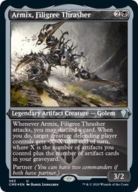 Armix, Filigree Thrasher (Foil Etched) [Commander Legends] | Lots Moore NSW