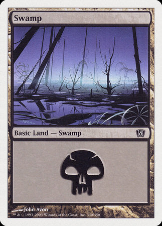 Swamp (340) [Eighth Edition] | Lots Moore NSW