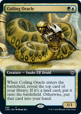 Coiling Oracle (Extended Art) [Commander Legends] | Lots Moore NSW