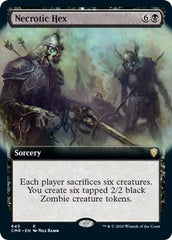 Necrotic Hex (Extended Art) [Commander Legends] | Lots Moore NSW