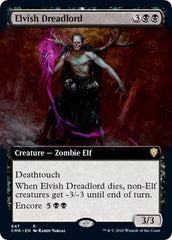 Elvish Dreadlord (Extended Art) [Commander Legends] | Lots Moore NSW