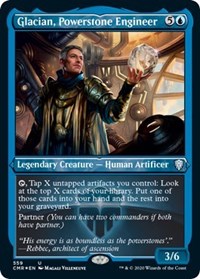 Glacian, Powerstone Engineer (Foil Etched) [Commander Legends] | Lots Moore NSW