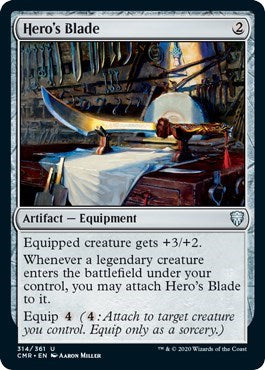 Hero's Blade [Commander Legends] | Lots Moore NSW