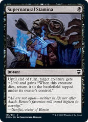Supernatural Stamina [Commander Legends] | Lots Moore NSW