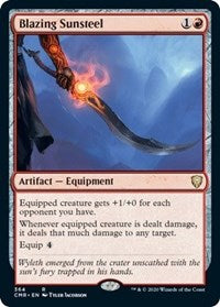 Blazing Sunsteel [Commander Legends] | Lots Moore NSW