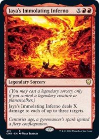 Jaya's Immolating Inferno [Commander Legends] | Lots Moore NSW