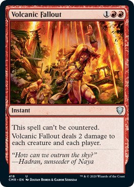 Volcanic Fallout [Commander Legends] | Lots Moore NSW