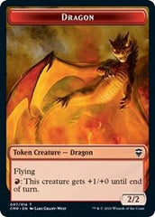 Dragon // Treasure Double-sided Token [Commander Legends] | Lots Moore NSW