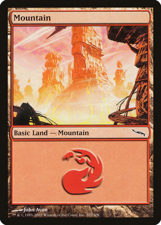 Mountain (302) [Mirrodin] | Lots Moore NSW