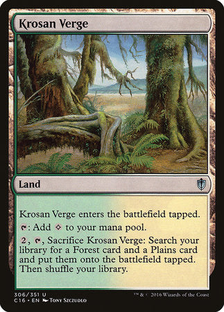 Krosan Verge [Commander 2016] | Lots Moore NSW