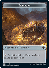 Treasure // Treasure Double-Sided Token [Starter Commander Decks] | Lots Moore NSW