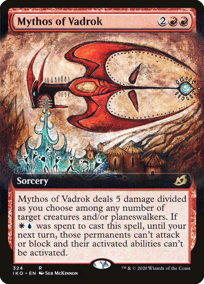 Mythos of Vadrok (Extended Art) [Ikoria: Lair of Behemoths] | Lots Moore NSW