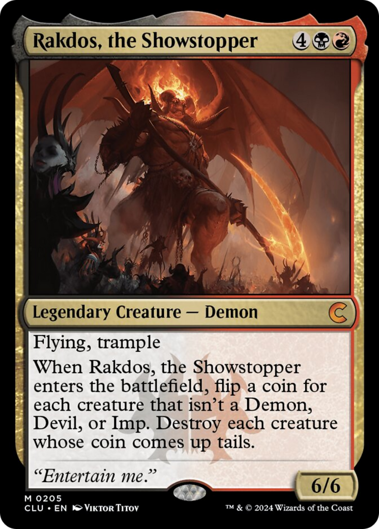 Rakdos, the Showstopper [Ravnica: Clue Edition] | Lots Moore NSW