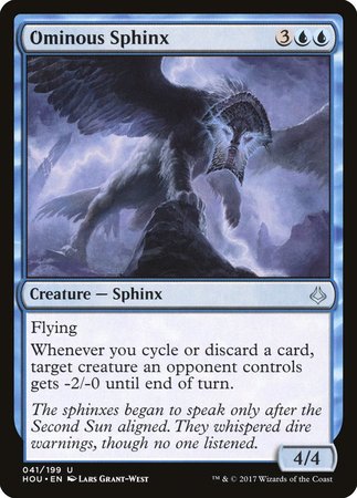 Ominous Sphinx [Hour of Devastation] | Lots Moore NSW