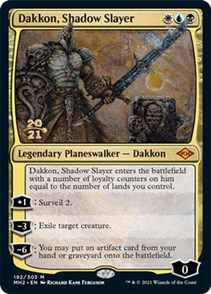 Dakkon, Shadow Slayer [Modern Horizons 2 Prerelease Promos] | Lots Moore NSW