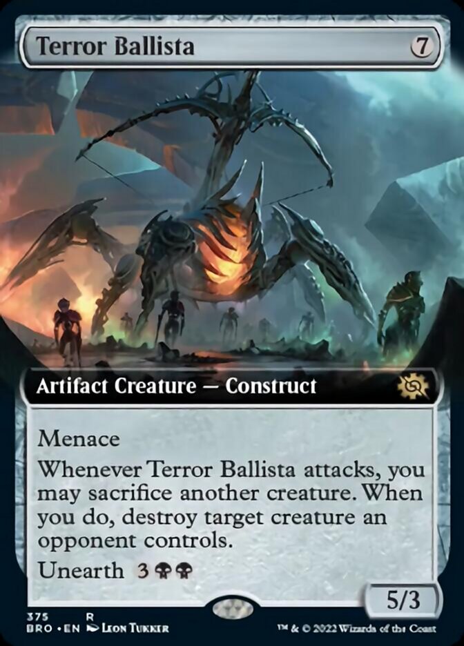 Terror Ballista (Extended Art) [The Brothers' War] | Lots Moore NSW