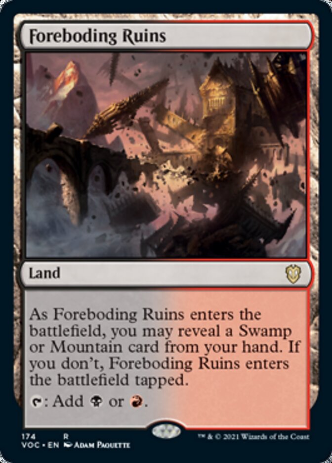 Foreboding Ruins [Innistrad: Crimson Vow Commander] | Lots Moore NSW