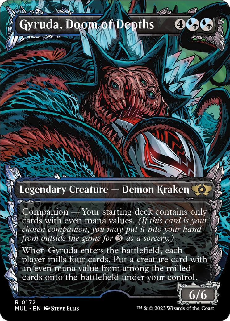 Gyruda, Doom of Depths (Halo Foil) [Multiverse Legends] | Lots Moore NSW