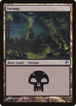 Swamp (240) [Scars of Mirrodin] | Lots Moore NSW