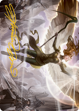 Sigarda's Splendor Art Card (Gold-Stamped Signature) [Innistrad: Midnight Hunt Art Series] | Lots Moore NSW