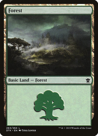 Forest (263) [Dragons of Tarkir] | Lots Moore NSW
