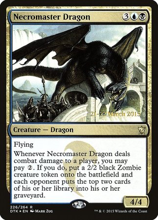 Necromaster Dragon [Dragons of Tarkir Promos] | Lots Moore NSW