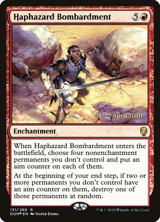 Haphazard Bombardment [Dominaria Promos] | Lots Moore NSW