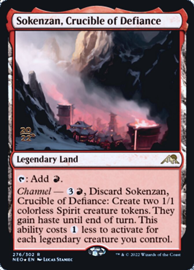 Sokenzan, Crucible of Defiance [Kamigawa: Neon Dynasty Prerelease Promos] | Lots Moore NSW