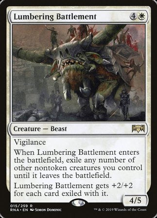 Lumbering Battlement [Ravnica Allegiance] | Lots Moore NSW