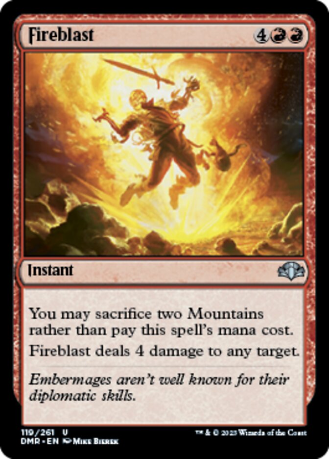 Fireblast [Dominaria Remastered] | Lots Moore NSW