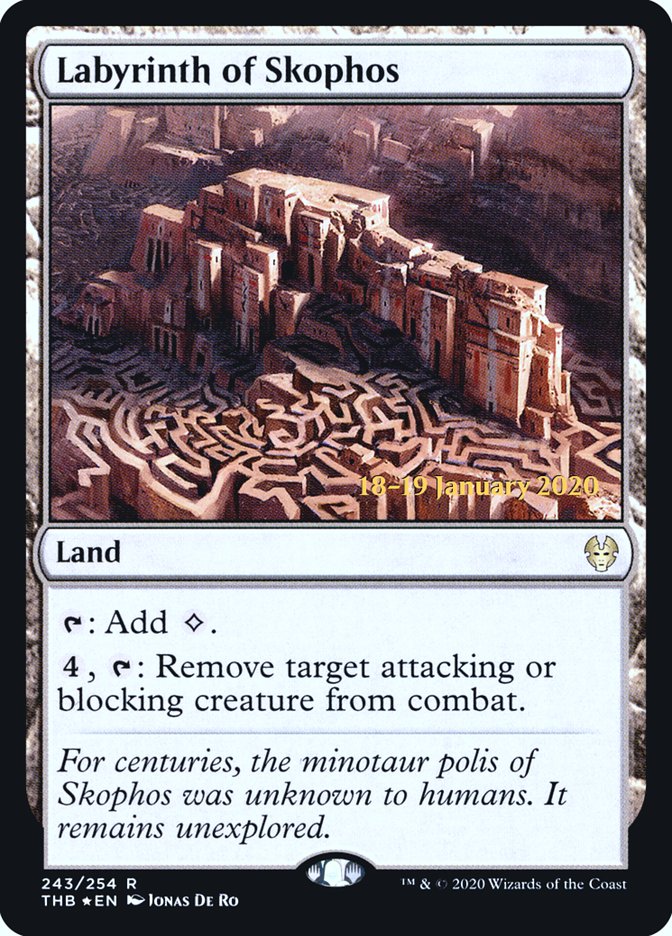 Labyrinth of Skophos [Theros Beyond Death Prerelease Promos] | Lots Moore NSW