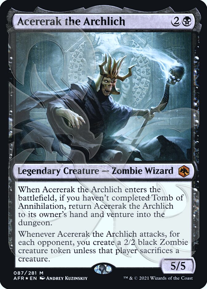 Acererak the Archlich (Ampersand Promo) [Dungeons & Dragons: Adventures in the Forgotten Realms Promos] | Lots Moore NSW