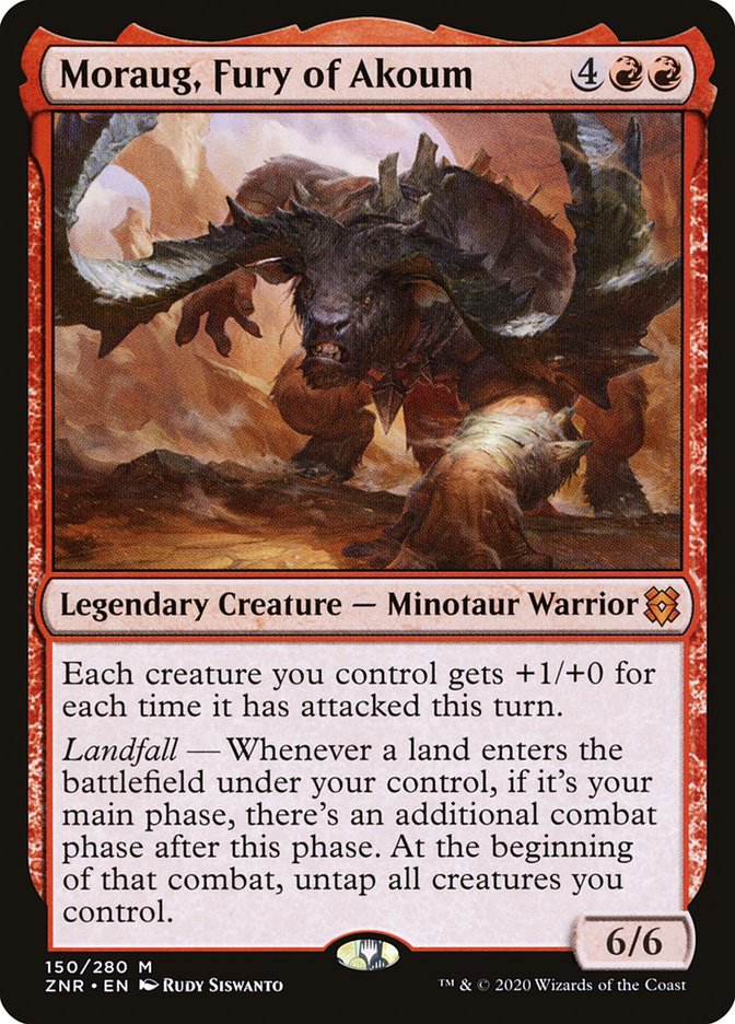 Moraug, Fury of Akoum [Zendikar Rising] | Lots Moore NSW