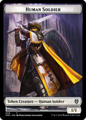 Human Soldier // Elephant Double-Sided Token [Phyrexia: All Will Be One Commander Tokens] | Lots Moore NSW