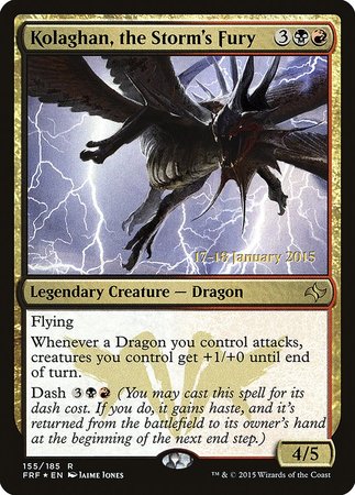 Kolaghan, the Storm's Fury [Fate Reforged Promos] | Lots Moore NSW