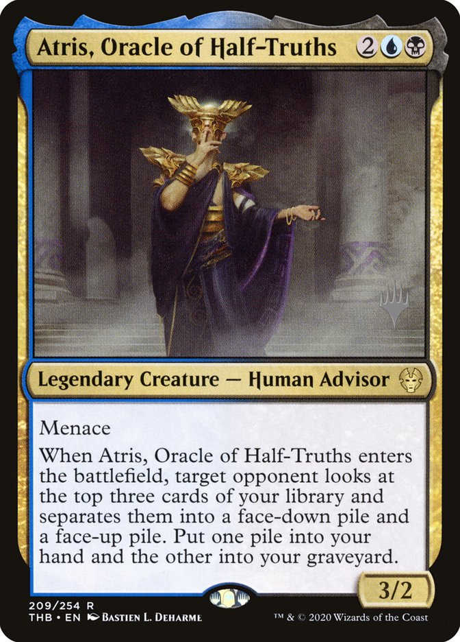 Atris, Oracle of Half-Truths (Promo Pack) [Theros Beyond Death Promos] | Lots Moore NSW