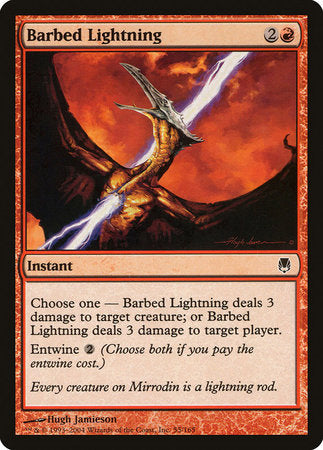 Barbed Lightning [Darksteel] | Lots Moore NSW