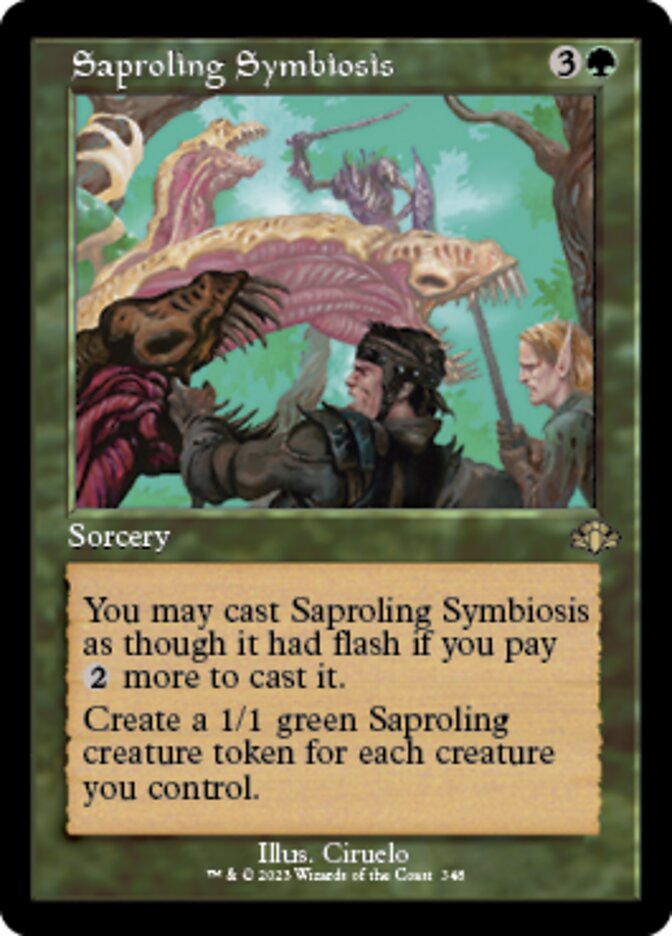 Saproling Symbiosis (Retro) [Dominaria Remastered] | Lots Moore NSW